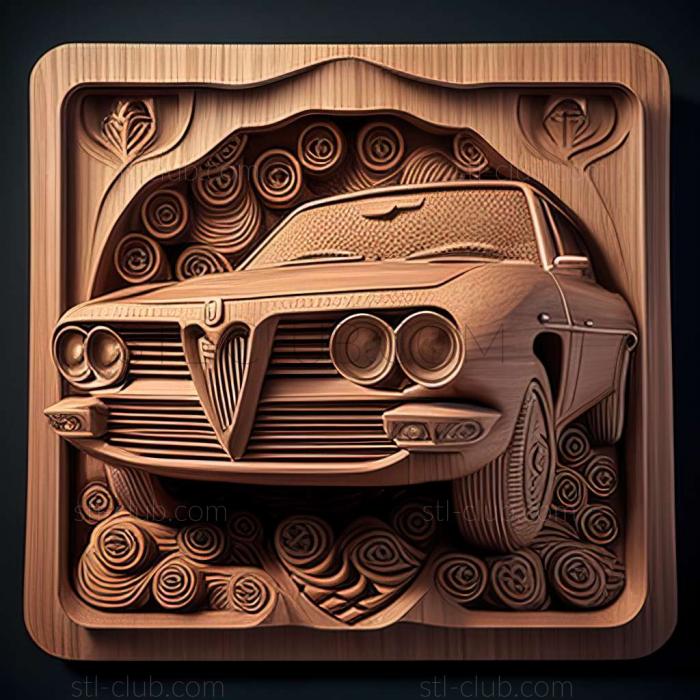 3D модель Alfa Romeo Sprint (STL)